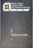 Budownictwo ogólne Tom I Część 2
