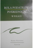 Rola podatków pośrednich w Polsce