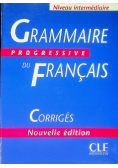 Grammaire progressive du Francais Niveau intermediaire klucz