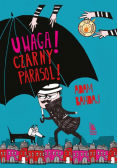 Uwaga czarny parasol