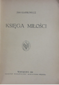 Księga miłości, 1922 r.