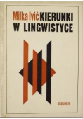 Kierunki w lingwistyce