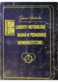 Elementy metodologii badań w pedagogice hermeneutycznej
