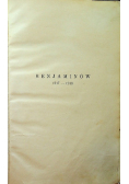 Benjaminów 1917 - 1918  1935 r.
