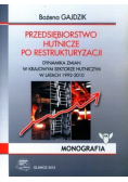 Przedsiębiorstwo hutnicze po restrukturyzacji