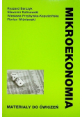 Mikroekonomia Materiały do ćwiczeń