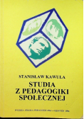 Studia z pedagogiki społecznej