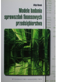 Modele badania sprawozdań finansowych przedsiębiorstwa