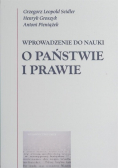 Wprowadzenie do nauki o państwie i prawie