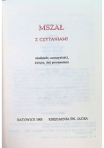Mszał z czytaniami