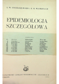 Epidemiologia szczegółowa