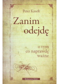 Zanim odejdę