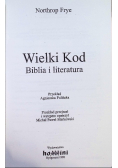 Wielki kod Biblia i literatura