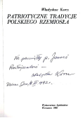 Patriotyczne tradycje polskiego rzemiosła