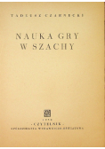 Nauka gry w szachy 1950 r.
