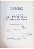 Problem misji katolickich na dalekim wschodzie 1939 r.