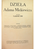 Dzieła Adama Mickiewicza Tom III