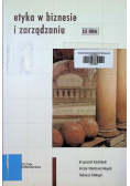 Etyka w biznesie i zarządzaniu