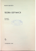 Teoria Estymacji