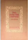 Dwa pamiętniki z XVII wieku