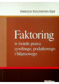 Faktoring w świetle prawa cywilnego podatkowego i bilansowego