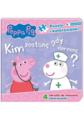 Peppa Pig Puzzle i kolorowanki Kim zostanę, gdy dorosnę?