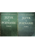 Język i poznanie Tom 1 i 2