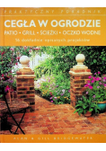 Cegła w ogrodzie Patio grill ścieżki oczko wodne
