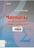 Matematyka i jej zastosowanie w naukach ekonomicznych