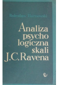 Analiza psychologiczna skali J.C.Ravena