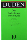Das Bedeutungsworterbuch Teil 10
