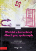 Wartości w komunikacji różnych grup społecznych