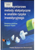 Wielowymiarowe metody statystyczne w analizie ryzyka inwestycyjnego