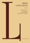 Orbis Linguarum vol.44