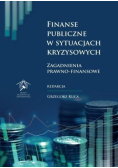 Finanse publiczne w sytuacjach kryzysowych