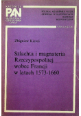 Szlachta i magnateria Rzeczypospolitej wobec Francji w latach 1573 -1660
