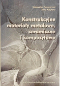 Konstrukcyjne materiały metalowe ceramiczne i kompozytowe