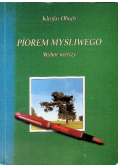 Piórem myśliwego Wybór wierszy