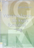 Wprowadzenie do logiki formalnej