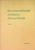 Korespondencja Juliusza Słowackiego Tom I