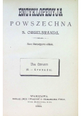 Encyklopedja powszechna z ilustracjami i mapami Tom IV 1899 r.