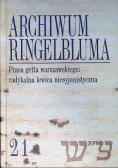 Archiwum Ringelbluma Konspiracyjne Archiwum Getta Warszawy Tom 21 Prasa getta warszawskiego