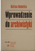 Wprowadzenie do archiwistyki