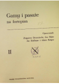 Gamy i pasaże na fortepian