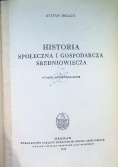 Historia społeczna i gospodarcza średniowiecza 1949 r.