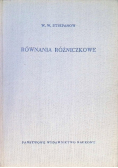 Równania różniczkowe