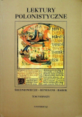 Lektury polonistyczne Tom I