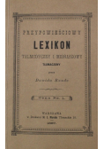 Przypowieściowy lexikon talmudyczny i midraszowy,