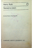 Nazwij to snem
