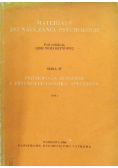 Psychologia kliniczna i psychopedagogika specjalna Tom 2